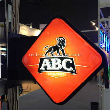 Custom made acrylic led light advertising items